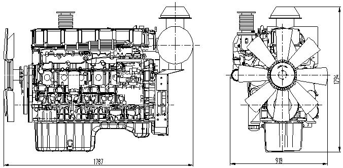 上柴发电机SC12E460D2技术参数