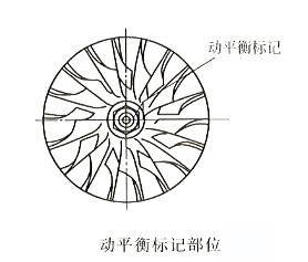 动平衡标记部位